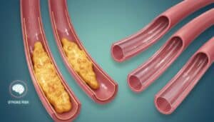 כלי דם צרים עם רובד שומני