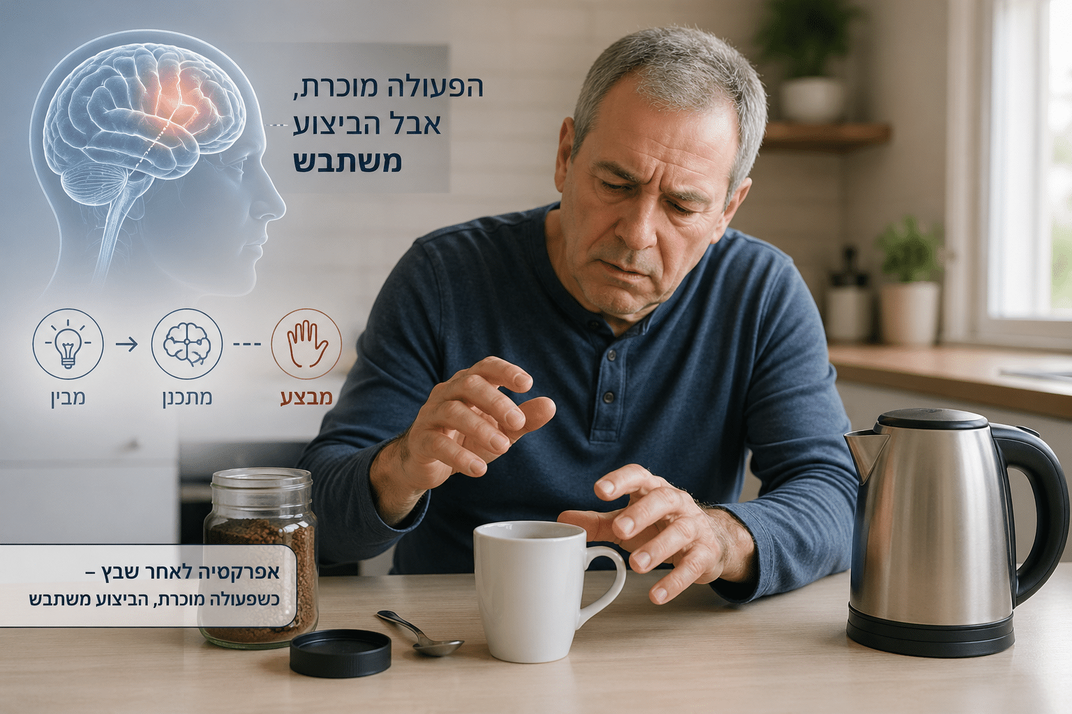 אפרקסיה לאחר שבץ